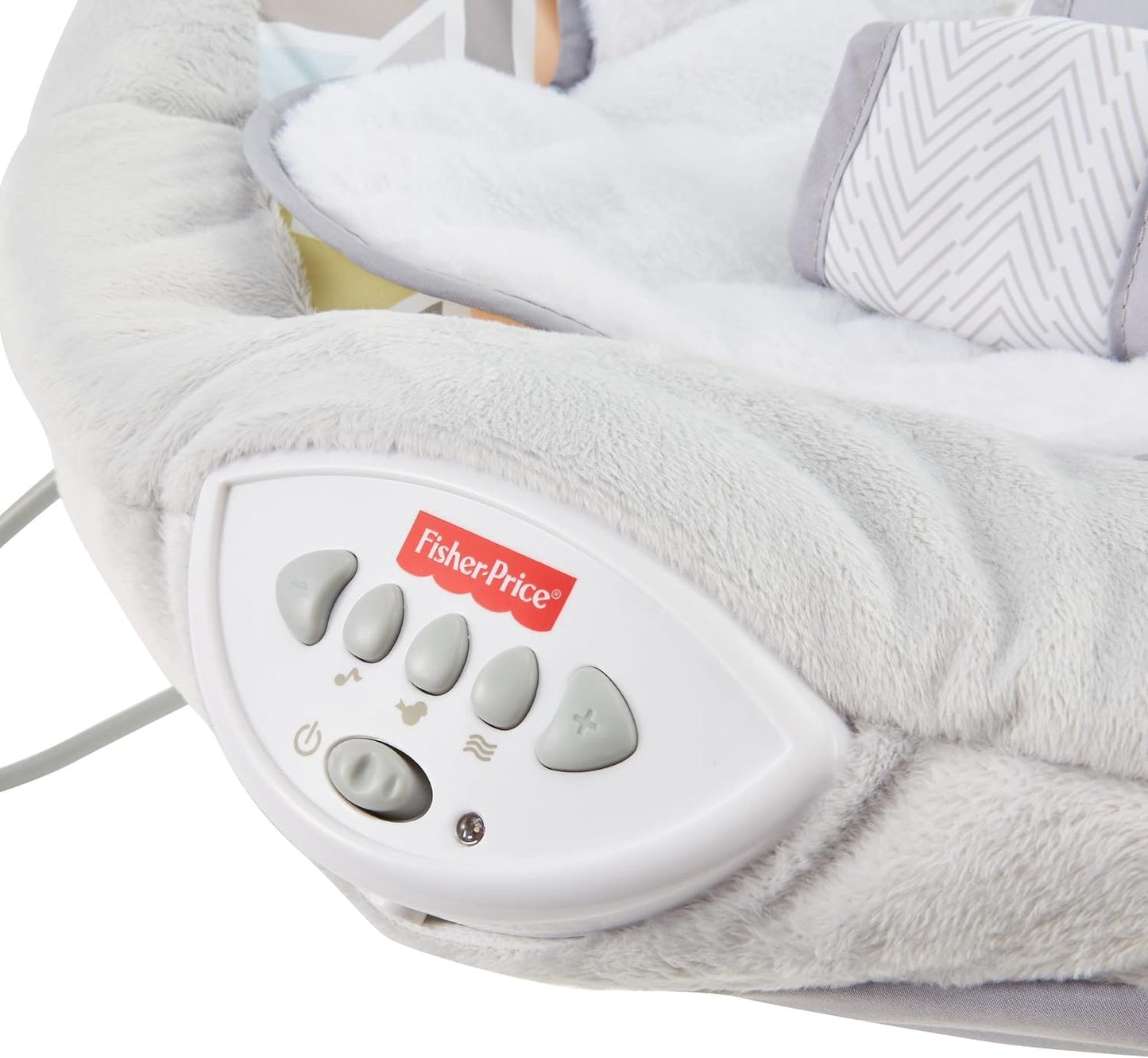 Fisher-Price Sweet Snugapuppy Hamaca de lujo, asiento portátil para bebé con móvil colgante, música y vibraciones relajantes