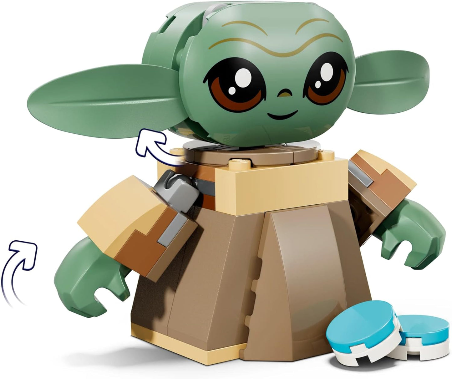 LEGO 75443 Star Wars Fazenda do Grogu - Brinquedo de Construção com Figura do Grogu e Sapo Sorgan, Catapulta e Macarons Azuis - Presente para Meninos e Meninas a partir de 4 Anos e Fãs de The Mandalorian