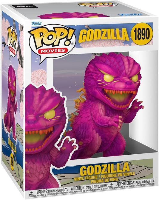 Funko Pop Premium! Filmes: Godzilla - Godzilla Rosa Retro Futurista - Figura de Vinil Colecionável - Ideia de Presente - Produtos Oficiais - Brinquedos para Crianças e Adultos - Figura Modelo para Colecionadores e Exibição