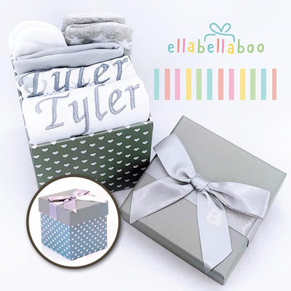 Presentes personalizados para bebês meninos - Cesta para bebês meninos, Presentes personalizados para bebês meninos, Lembrança personalizada para bebês - Presentes personalizados para bebês
