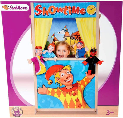 Eichhorn Cabine de teatro de fantoches de madeira (multicolorida)