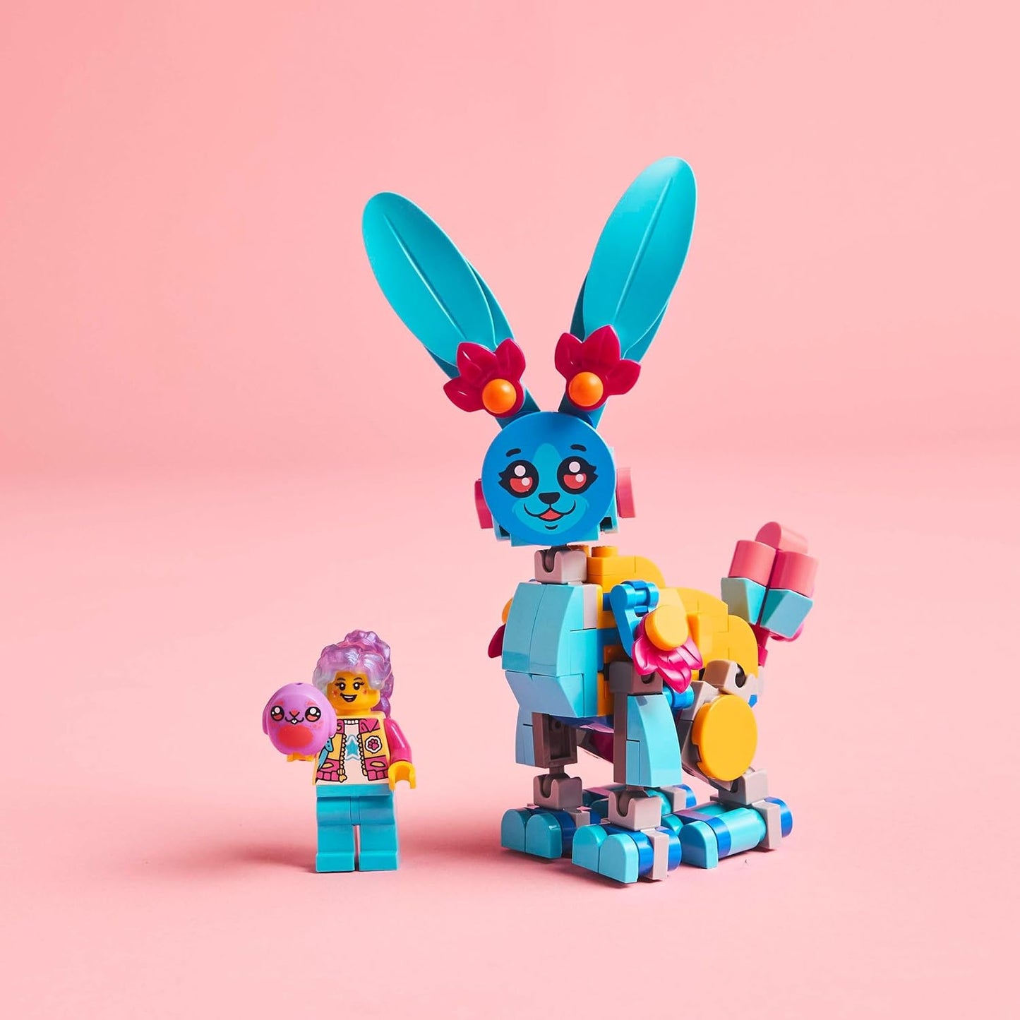 LEGO Conjunto de aventuras criativas de animais DREAMZzz Bunchu, figura de coelho reconstrói em 19 brinquedos de animais diferentes, incluindo leão, elefante, pássaro e tartaruga, presente para meninas e meninos de 7 anos ou mais