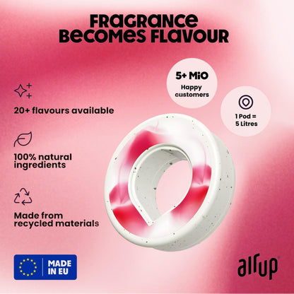 air up® 3 Cápsulas Cereja | Conjunto Degustação de Cápsulas de Sabor para 15 litros de Água sem Açúcar Sabor: Cereja | Para garrafa air up® original