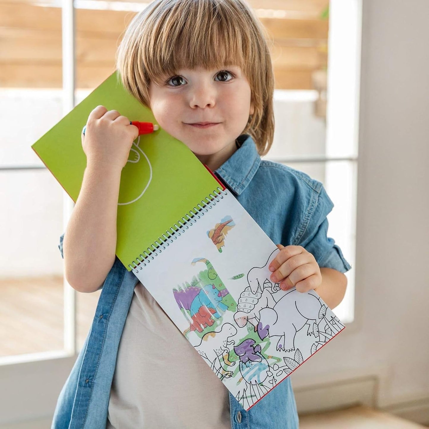 Galt Toys, Water Magic - Animais, Livros de colorir para crianças a partir de 3 anos