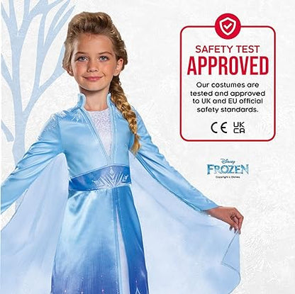 DISGUISE  Disney Official Classic Frozen Elsa Dress Up para meninas, fantasia de Frozen para crianças, fantasias de princesa para meninas, fantasias do Dia Mundial do Livro para meninas