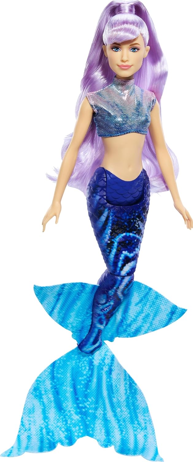 Conjunto de Bonecas Disney A Pequena Sereia: Ariel e suas Irmãs – 3 Bonecas Sereias Fashion (Mala, Karina e Ariel) – HND29
