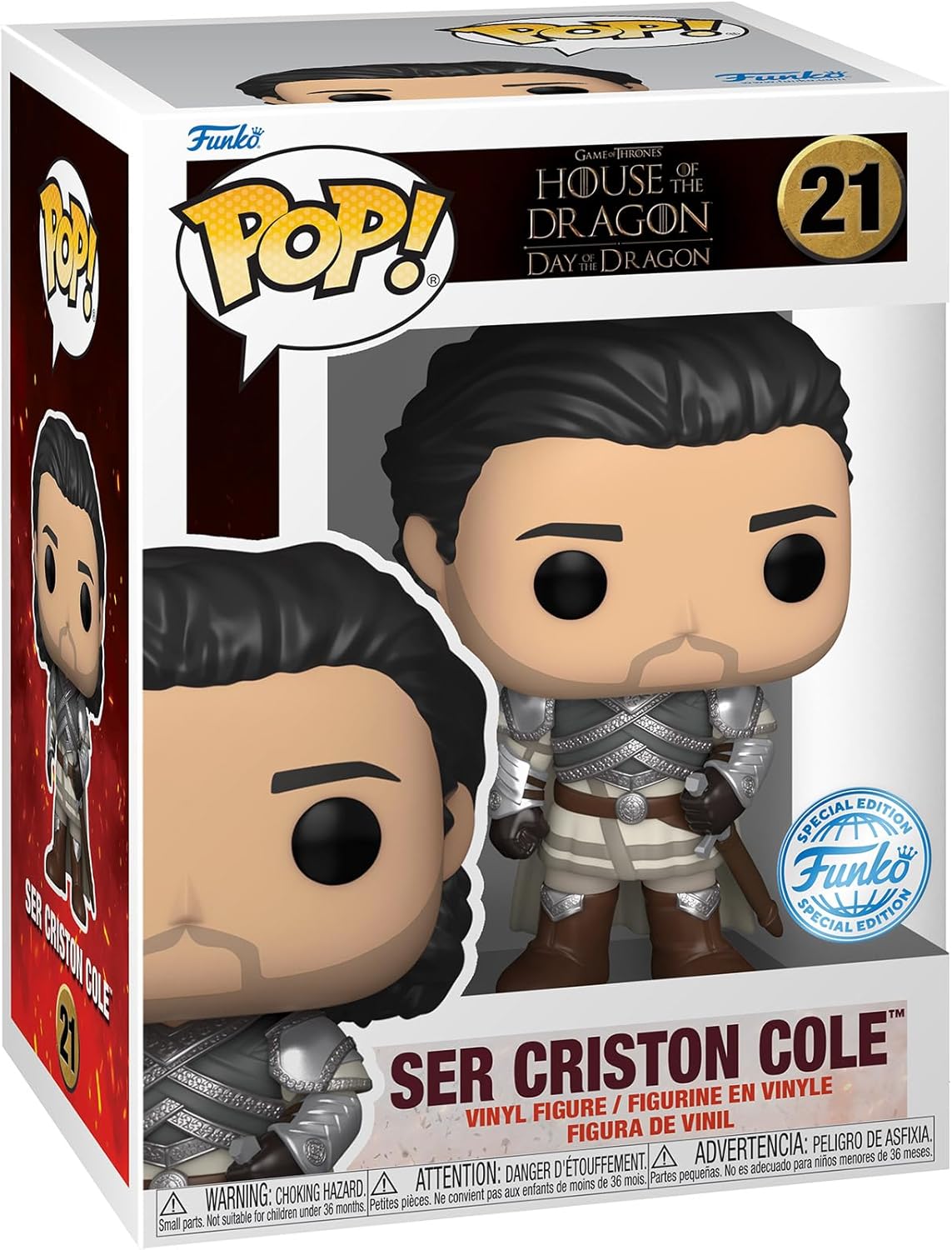 Funko Pop! TV: House of the Dragon - Ser Criston Cole - Figura de vinil colecionável - Ideia para presente - Produtos oficiais - Brinquedos para crianças e adultos - Fãs de TV