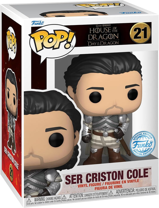 Funko Pop! TV: House of the Dragon - Ser Criston Cole - Figura de vinil colecionável - Ideia para presente - Produtos oficiais - Brinquedos para crianças e adultos - Fãs de TV