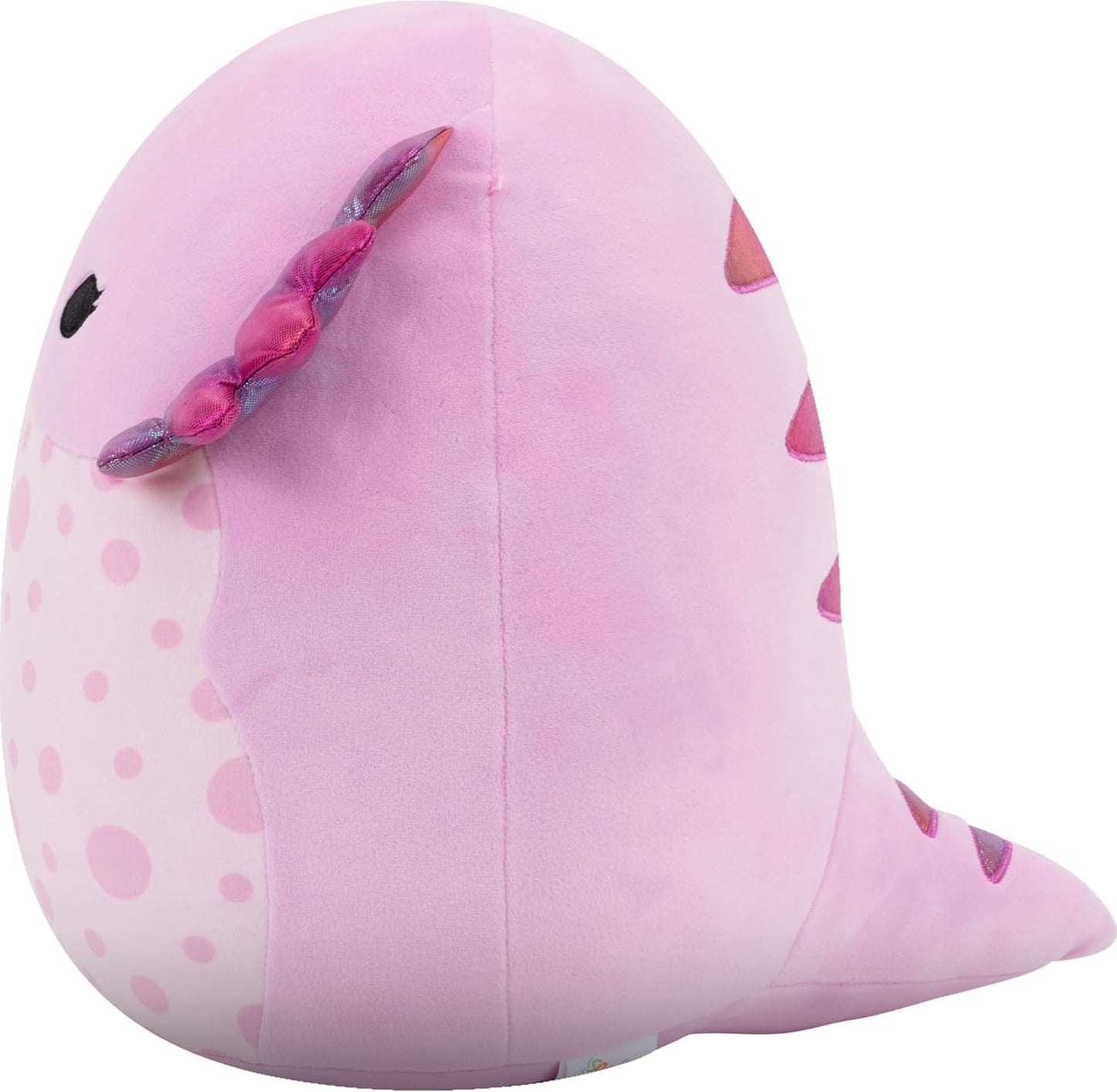 Squishmallows Original Barika, o Dragão-barbudo Rosa de 12 polegadas | com Listras Neon – Pelúcia Oficial Jazwares (Tamanho Médio)