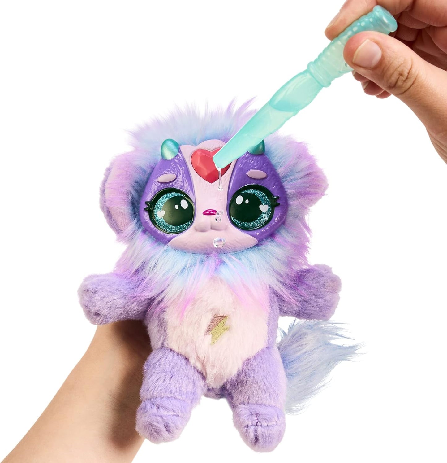 Magic Mixies Caldeirão mágico de fogo surpresa de gema mágica - revele um mixie de pelúcia não eletrônico e um anel mágico com uma revelação pop-up do caldeirão efervescente