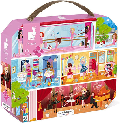 Janod Rainstick de madeira - Coleção Pure - Brinquedo de aprendizagem precoce - Habilidades motoras finas e concentração - Estimulação visual e auditiva - Tinta à base de água - a partir dos 6 meses de idade, J05208