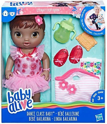 Baby Alive Aula de Dança Bebê Exclusivo Cabelo Preto