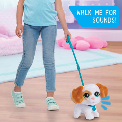 Just Play Brinquedo Interativo furReal Walk-A-Lots Big Wags, Cachorrinho de Pelúcia de 20 cm que Anda e Emite Sons, Brinquedo Infantil para Crianças a partir de 4 Anos