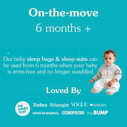 Love To Dream™ Saco de dormir, 18-36 meses - Carvão | Cobertor e edredom vestível extra quente, de manga comprida e leve | 3,5 Tog, ideal para inverno e outono (14–16 °C) | Algodão lavável à máquina e zíper duplo