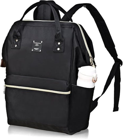 Bebamour Casual Daypack Mochila para laptop Mulheres Homens Mochila para laptop Mochila escolar à prova d'água de 15,6 polegadas para viagens / negócios / faculdade / computador