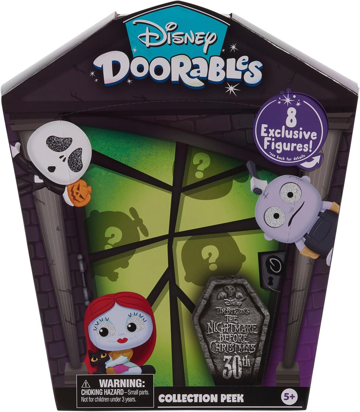 Just Play Disney Doorables NOVO Pacote de Colecionador de O Estranho Mundo de Jack de Tim Burton, Figuras Colecionáveis em Pacotes Surpresa, Brinquedos Infantis para Crianças a partir de 5 Anos