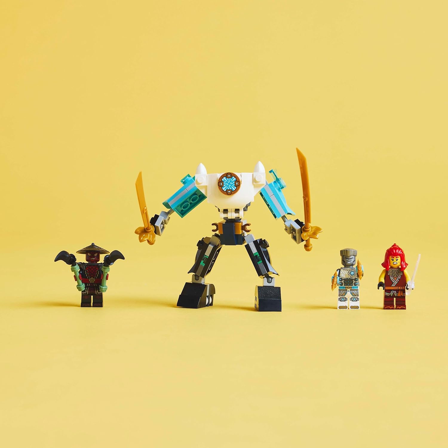 LEGO NINJAGO Zane's Battle Suit Mech - Brinquedo Ninja com 3 Minifigur