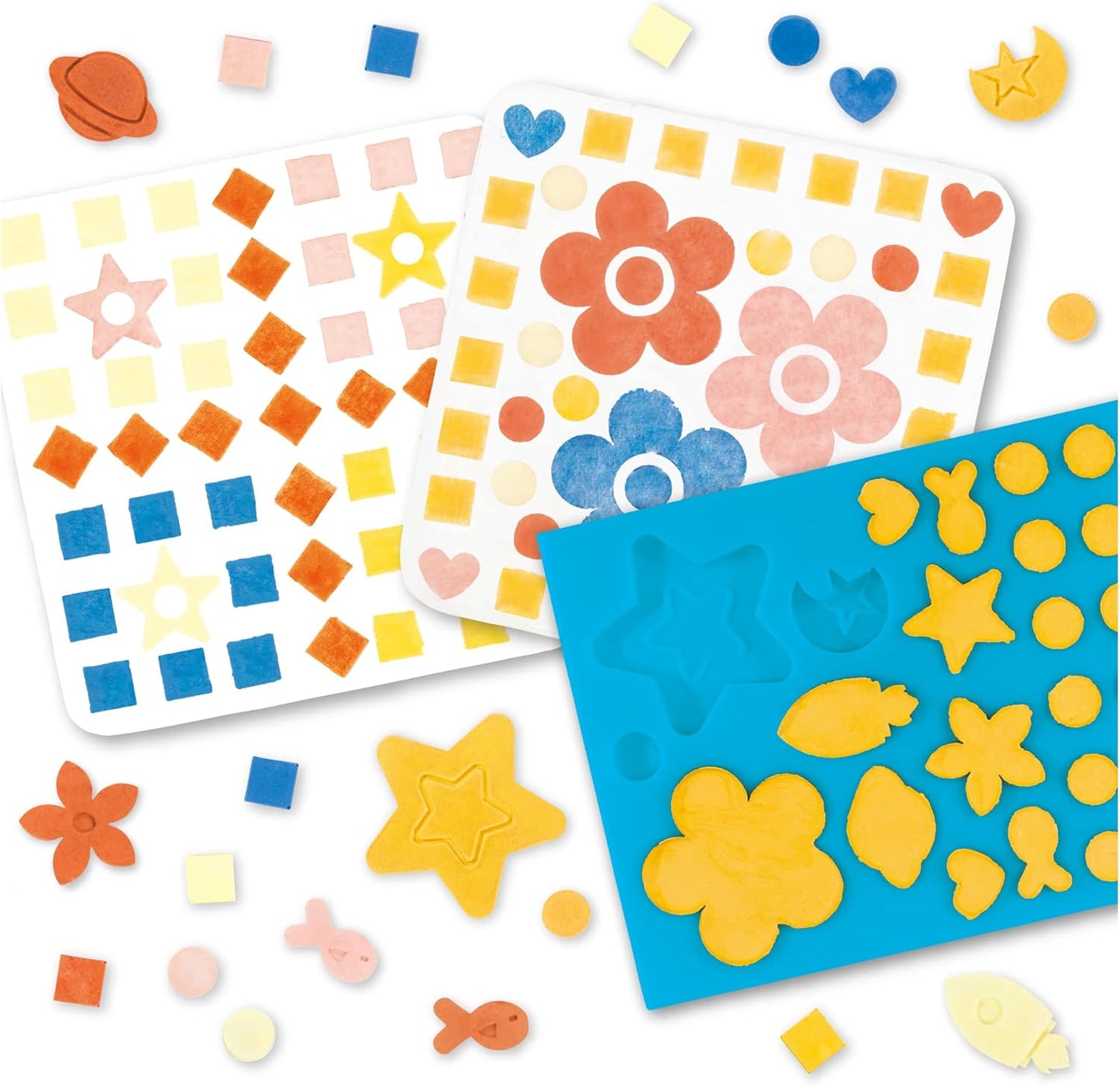 Galt, Make a Mosaic, Mosaic Kits For Children, Ages 5 Years Plus, Galt Fairy Sparkle Mosaics -Childrens Glitter Mosaic Set,Arts and Crafts Kit for Kids,Colourful Design