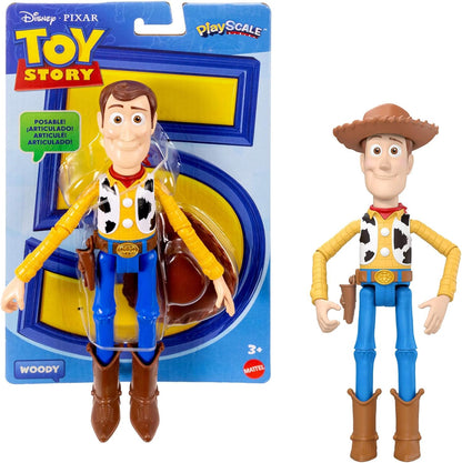 Mattel Boneco de Ação Woody de Toy Story 5 (Disney e Pixar/) | Escala de 7 polegadas, personagem icônico, mais de 8 pontos de articulação, design fiel ao filme, JKV14