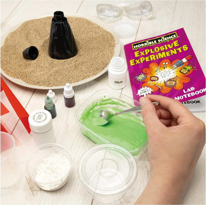 Galt Horrible Science Explosive Experiments - Kit de ciências para crianças a partir de 8 anos, conjunto de artesanato infantil, 8 experimentos divertidos de STEM, foguete, vulcão, fabricação de slime e muito mais, a embalagem pode variar
