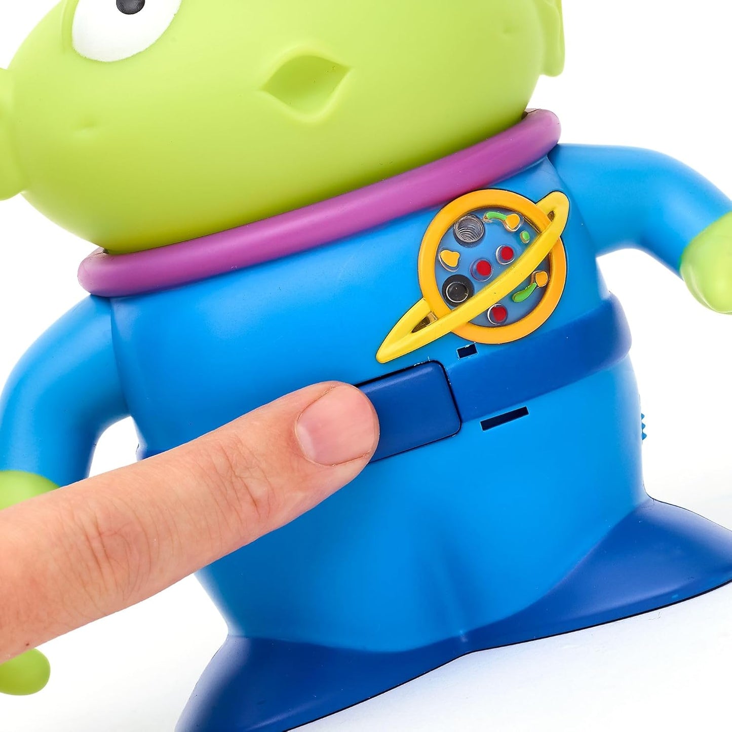 Disney Boneco de ação interativo falante do Alien, oficial da Store, do filme Toy Story da Pixar, 16 cm/6 polegadas. Inclui 2 brinquedos do Alien com mais de 15 frases em inglês, interage com outros personagens e é indicado para
