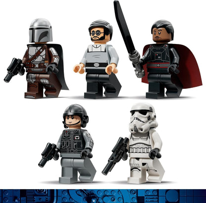 LEGO Kit de Modelo Star Wars 75459 Imperial Lambda-Class Shuttle – Inclui 5 minifiguras, incluindo Moff Gideon com o Sabre Sombrio – Presente para adolescentes a partir de 14 anos e fãs adultos de The Mandalorian