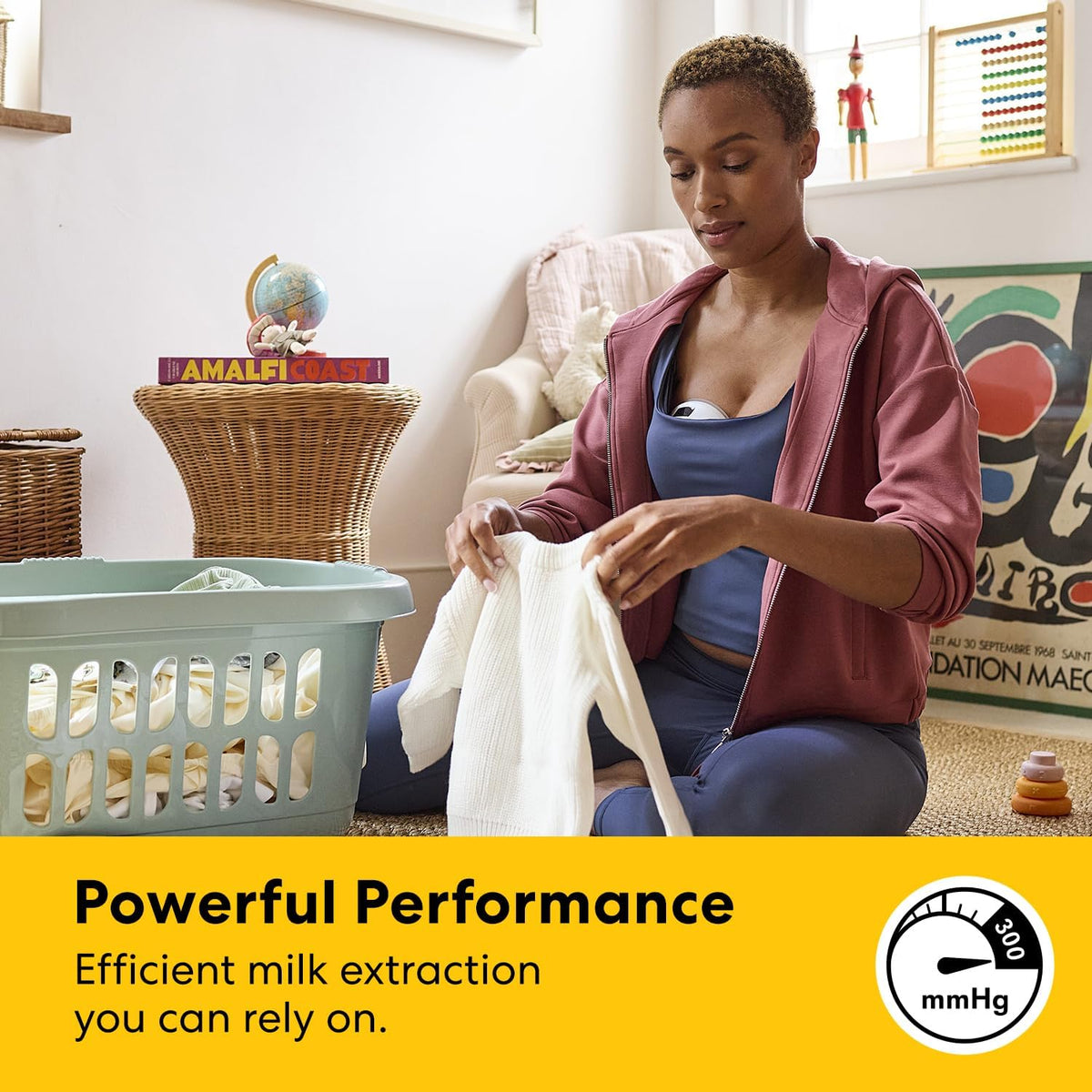 Bomba tira-leite individual vestível Medela Melody InBra, com uso sem as mãos – ajuste ultramacio, facilidade para extrair e armazenar, sistema tudo em um, desempenho potente, 2 modos e 9 níveis, funis de silicone, porta USB-C