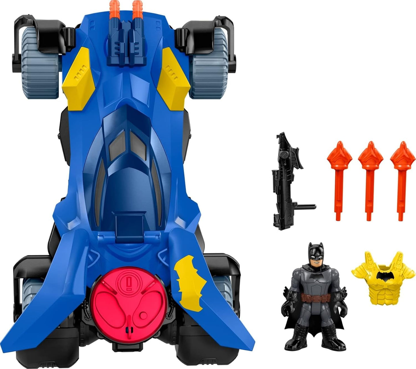 Fisher-Price DHT64 "Imaginext Batmóvel" Modelo em Miniatura de Metal Fundido