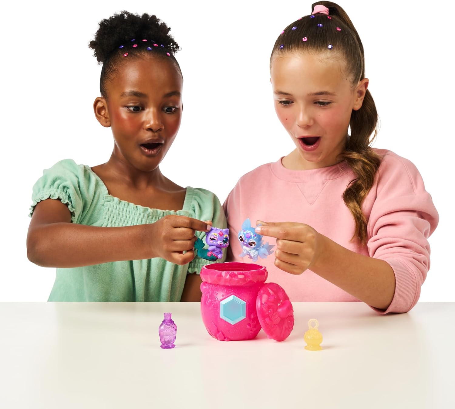 MagicYa様 set Zippy Toys, Brinquedo Penteadeira Mágica Eletrônica com 14