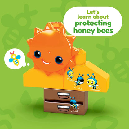 MEGA BLOKS Blocos de construção infantis Fisher-Price, classificação e reciclagem de cidade verde