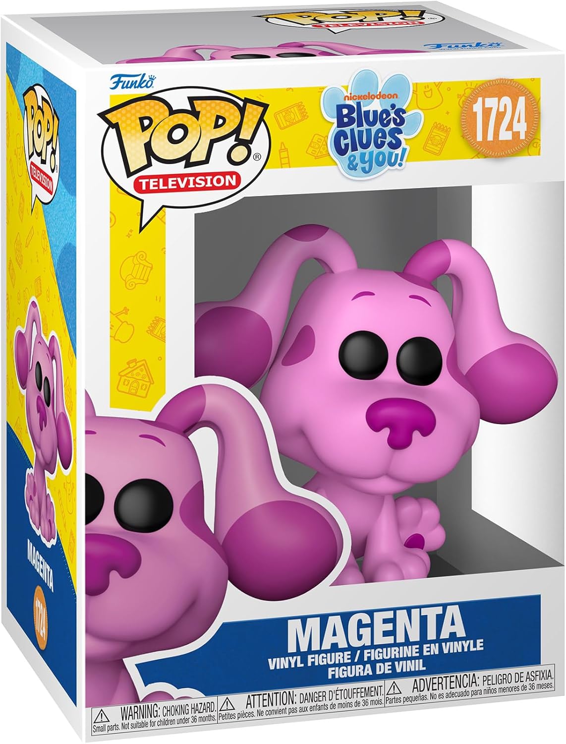 Funko Pop! Animation: Blues Clues - Magenta - Figura de vinil colecionável - Ideia para presente - Produtos oficiais - Brinquedos para crianças e adultos - Fãs de TV - Figura modelo para colecionadores e exposição