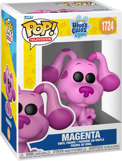Funko Pop! Animation: Blues Clues - Magenta - Figura de vinil colecionável - Ideia para presente - Produtos oficiais - Brinquedos para crianças e adultos - Fãs de TV - Figura modelo para colecionadores e exposição