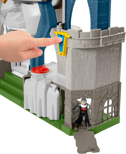 Fisher Price Imaginext Castelo do Reino do Leão - Conjunto de Brinquedo com Tema Medieval e Figuras para Crianças em Idade Pré-escolar de 3 a 8 Anos, Cores Variadas, 0194735009640