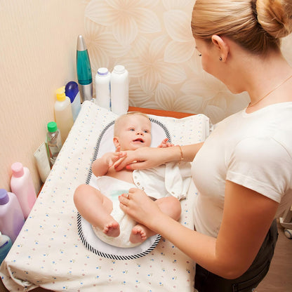 PandaEar Conjunto de 4 protetores impermeáveis para trocador, forro macio para trocador de fraldas - 60 x 30 cm