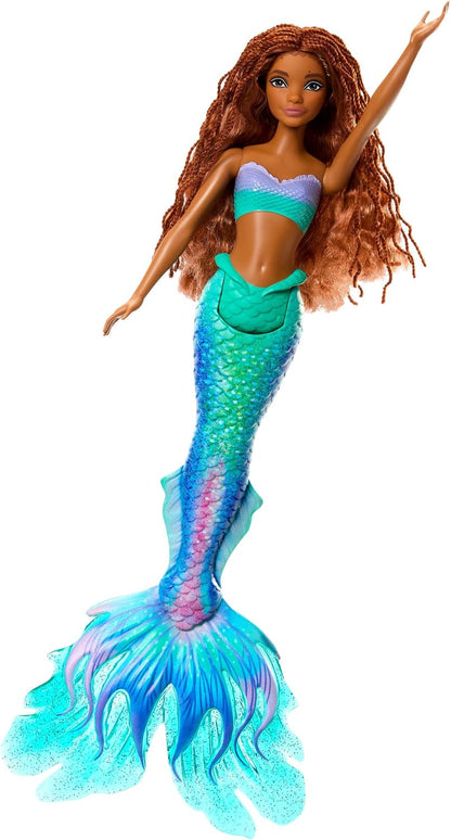 Conjunto de Bonecos Disney A Pequena Sereia: Ariel, Rei Tritão e Úrsula – 3 Bonecos com Trajes Clássicos, Brinquedos Inspirados no Filme, HND28