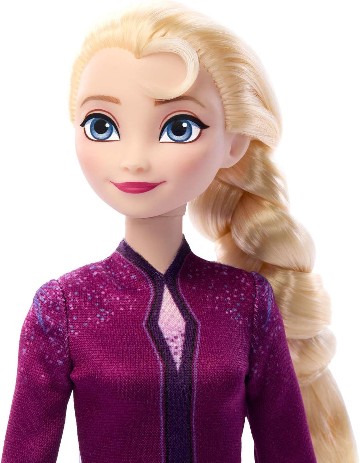 Mattel Boneca Fashion Elsa e Filhote de Urso-Polar Disney Frozen da | 4 Acessórios, incluindo cama e cobertor para o animal, cabelo trançado, inspirada nos animais de Arendelle de Disney Frozen, JFG16