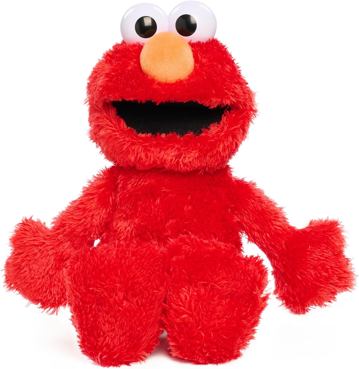 Sesame Street Pelúcia Elmo que Faz Cócegas – Boneco interativo de 34 cm que ri, dá risadinhas e se mexe – Macio e abraçável – Para crianças a partir de 18 meses