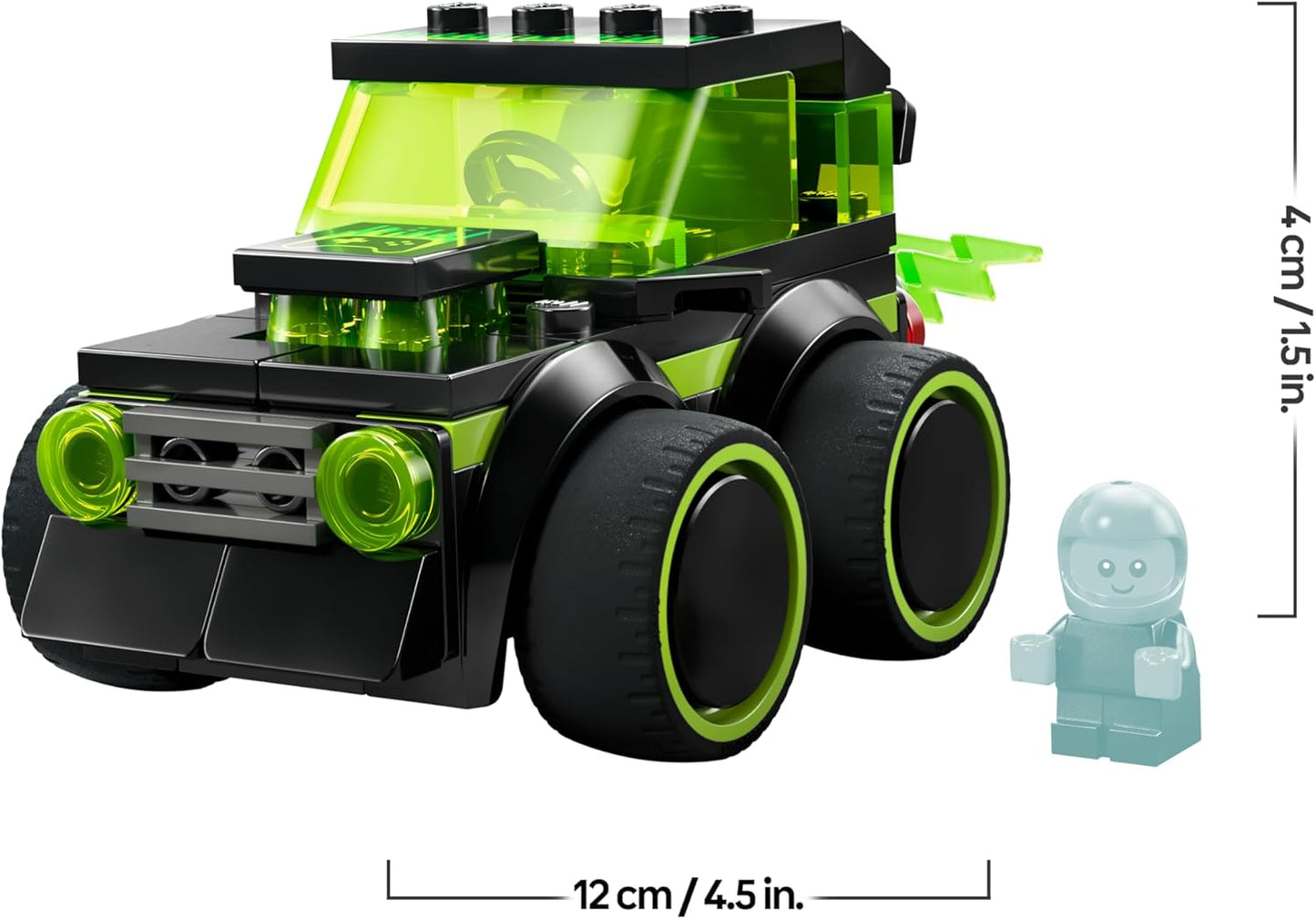 LEGO City Rides – Carro de Corrida de Brinquedo - Mini Conjunto de Construção com Minifigura de Piloto Júnior - Lembrancinhas de Festa - Pequeno Presente Colecionável para Meninos a partir de 5 Anos - 60484