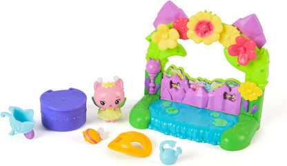 Gabby's Dollhouse: O Filme, Varanda do Jardim da Rainha Kitty, com Figura de Brinquedo e Acessórios para Casa de Bonecas, Brinquedos Infantis para Meninas e Meninos a partir de 3 Anos