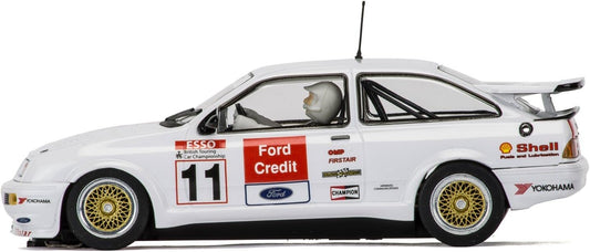 Scalextric C3781 Robb Gravatt Ford BTCC Sierra RS500-Robb Gravett, Brands Hatch 1990" Coche