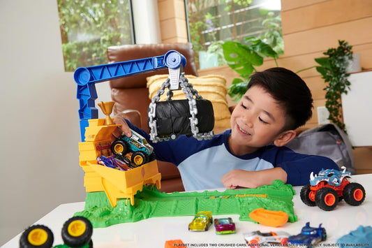 Hot Wheels Monster Trucks Rhinomite Chargin’ Challenge caminhão Rhinomite, HTP18