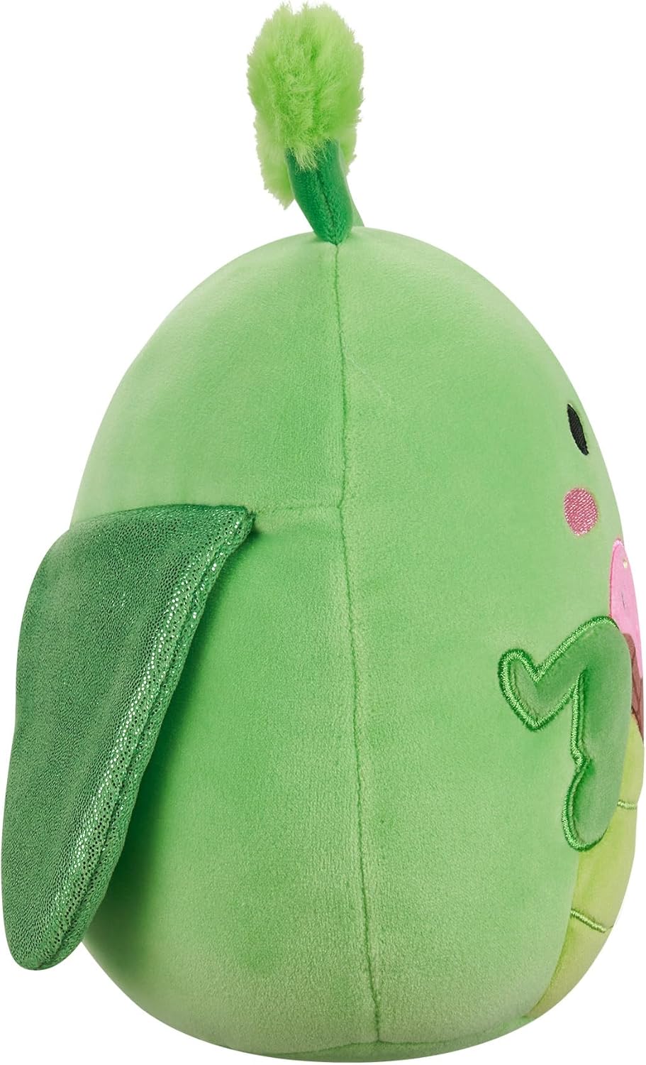 Squishmallows Original Trenton, o Louva-a-Deus Verde, de 7,5 polegadas, segurando um coração, sorvete, dia dos namorados, pelúcia