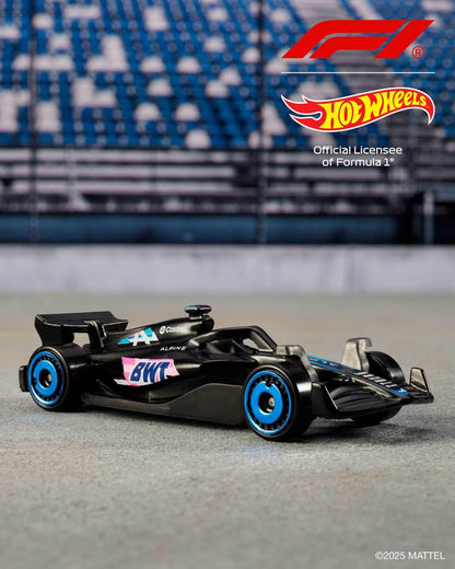 Conjunto de 5 carrinhos Hot Wheels Fórmula 1, escala 1:64, em metal fundido, com decorações de equipes de corrida da F1. Colecionáveis! JGF58
