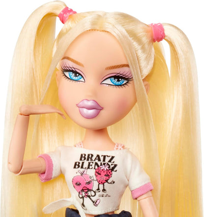 Bratz Stylin' Cloe - Boneca Fashion com Camiseta Personalizável, Acompanha Acessórios, Brinquedo Fofo para Meninas, Rosa