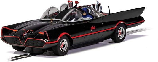 Scalextric C4175 Batman Batmóvel 1966-1:32 Escala Cinema e Televisão Slot Car, Preto