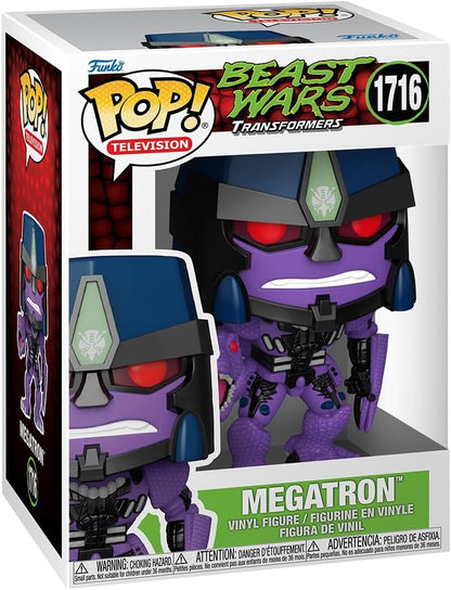 Funko Pop! TV: Transformers - Megatron - Transformers Classic - Figura de vinil colecionável - Ideia para presente - Produtos oficiais - Brinquedos para crianças e adultos - Fãs de TV - Figura modelo para colecionadores