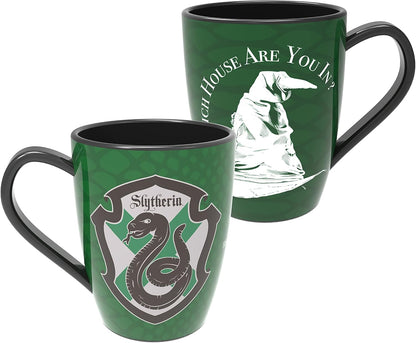 Caneca Chapéu Seletor de Harry Potter WOW! STUFF - Corvinal | O calor revela sua casa de Hogwarts WOW! STUFF escondida | Despeje sua bebida quente para ver sua casa | Caneca oficial licenciada