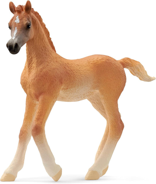 Schleich 13984 HORSE CLUB Estatueta de potro árabe para maiores de 5 anos, preta, Hellbraun