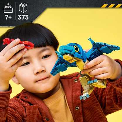 LEGO Jurassic World Filhote de Dinossauro: Pteranodonte – Brinquedo Interativo com Figura Articulada e Lula – Decoração de Quarto Infantil – Presente de Aniversário para Meninos e Meninas a partir de 7 Anos – 77977