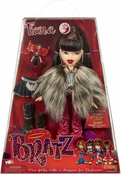 Bratz Boneca Fashion Original - TIANA - Série 3 - Boneca, 2 Roupas e Pôster - Para Colecionadores e Crianças a partir de 6 anos